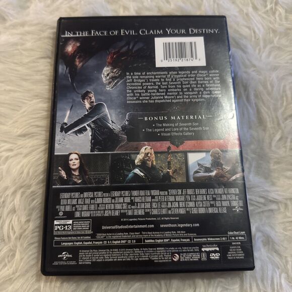 Seventh Son (DVD, 2014) - Picture 2 of 4
